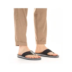 Discount Men'S Toe Separator Navy Blue Men'S Mules & Slippers
