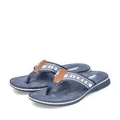 Online Men'S Toe Separator Sea Blue Men'S Mules & Slippers