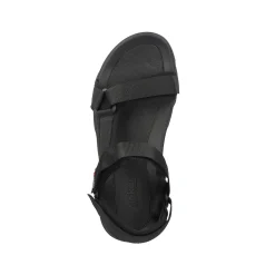 Sale Men'S Trekking Sandals Deep Black Men'S Sandals