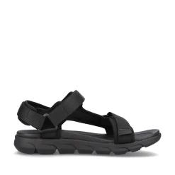 Sale Men'S Trekking Sandals Deep Black Men'S Sandals