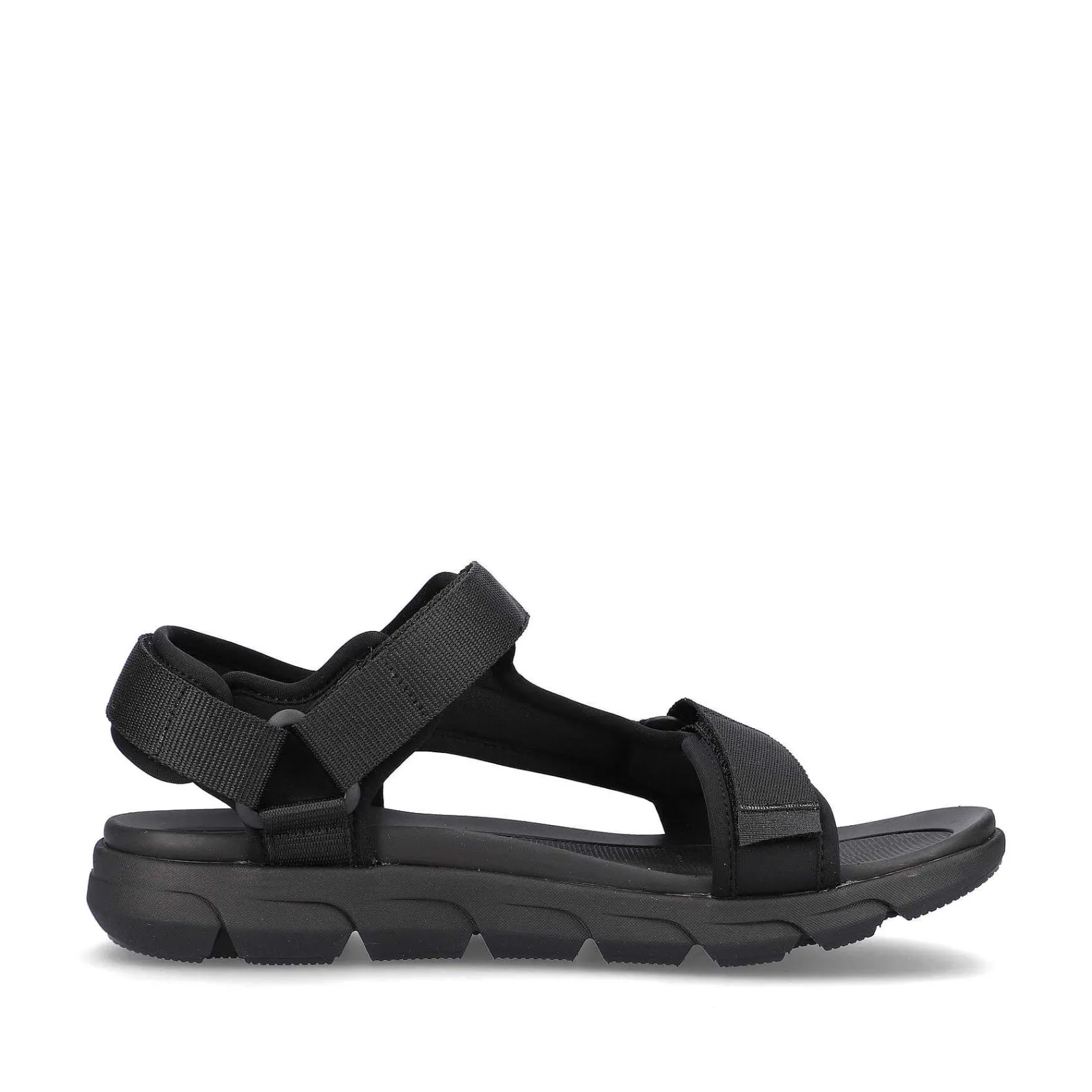 Sale Men'S Trekking Sandals Deep Black Men'S Sandals