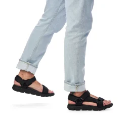 Sale Men'S Trekking Sandals Deep Black Men'S Sandals