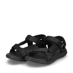 Sale Men'S Trekking Sandals Deep Black Men'S Sandals