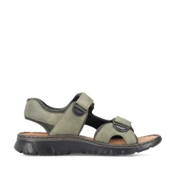 Best Men'S Trekking Sandals Green Gray Men'S Summer Shoes