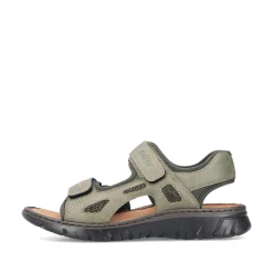 Best Men'S Trekking Sandals Green Gray Men'S Summer Shoes
