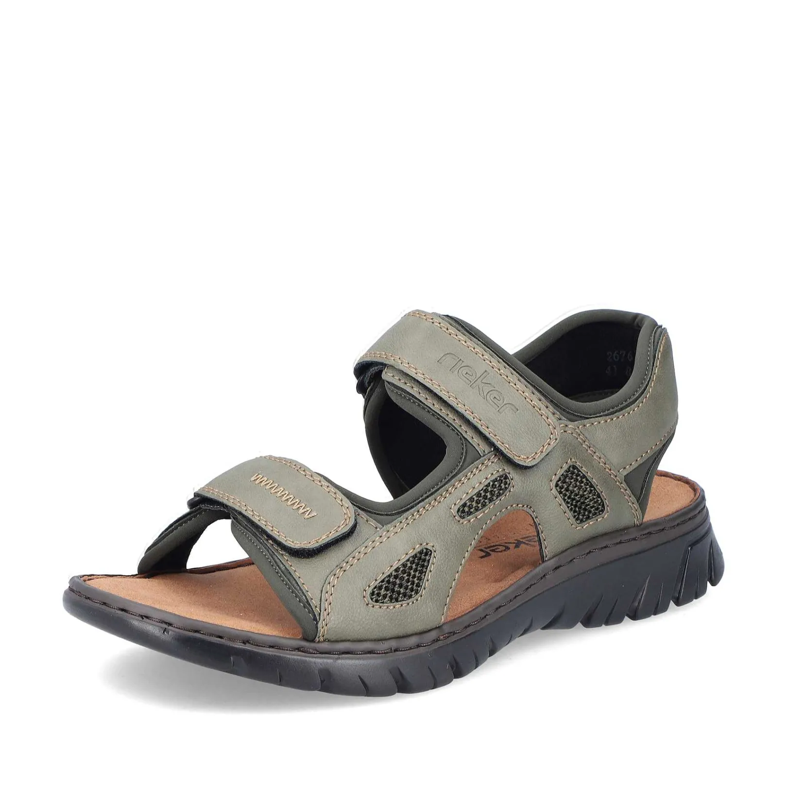Best Men'S Trekking Sandals Green Gray Men'S Summer Shoes