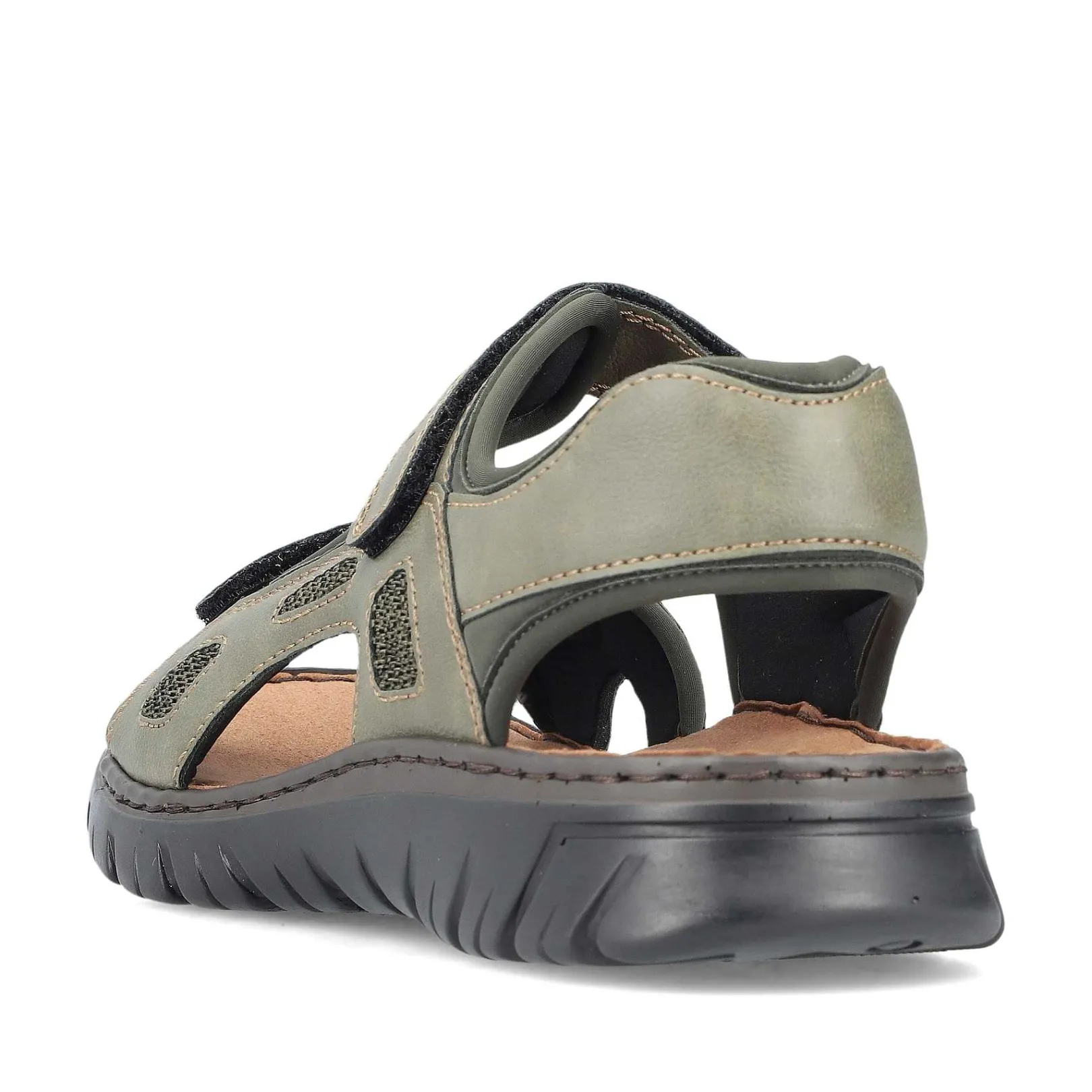 Best Men'S Trekking Sandals Green Gray Men'S Summer Shoes