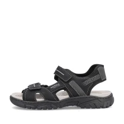 Hot Men'S Trekking Sandals Jet Black Men'S Sandals