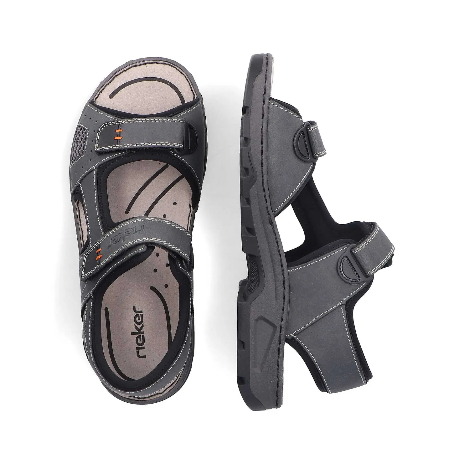 Clearance Men'S Trekking Sandals Dark Gray Men'S Sandals