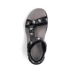 New Men'S Trekking Sandals Asphalt Black-Gray Men'S Sandals