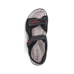 Online Men'S Trekking Sandals Asphalt Black Men'S Sandals