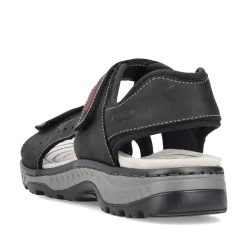 Online Men'S Trekking Sandals Asphalt Black Men'S Sandals