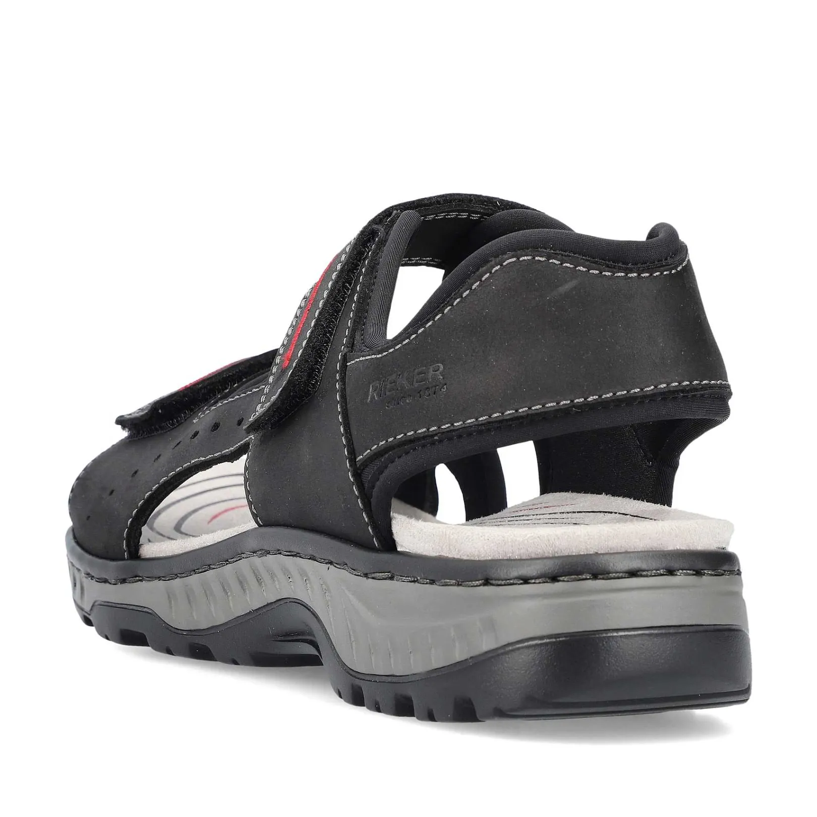 Online Men'S Trekking Sandals Asphalt Black Men'S Sandals