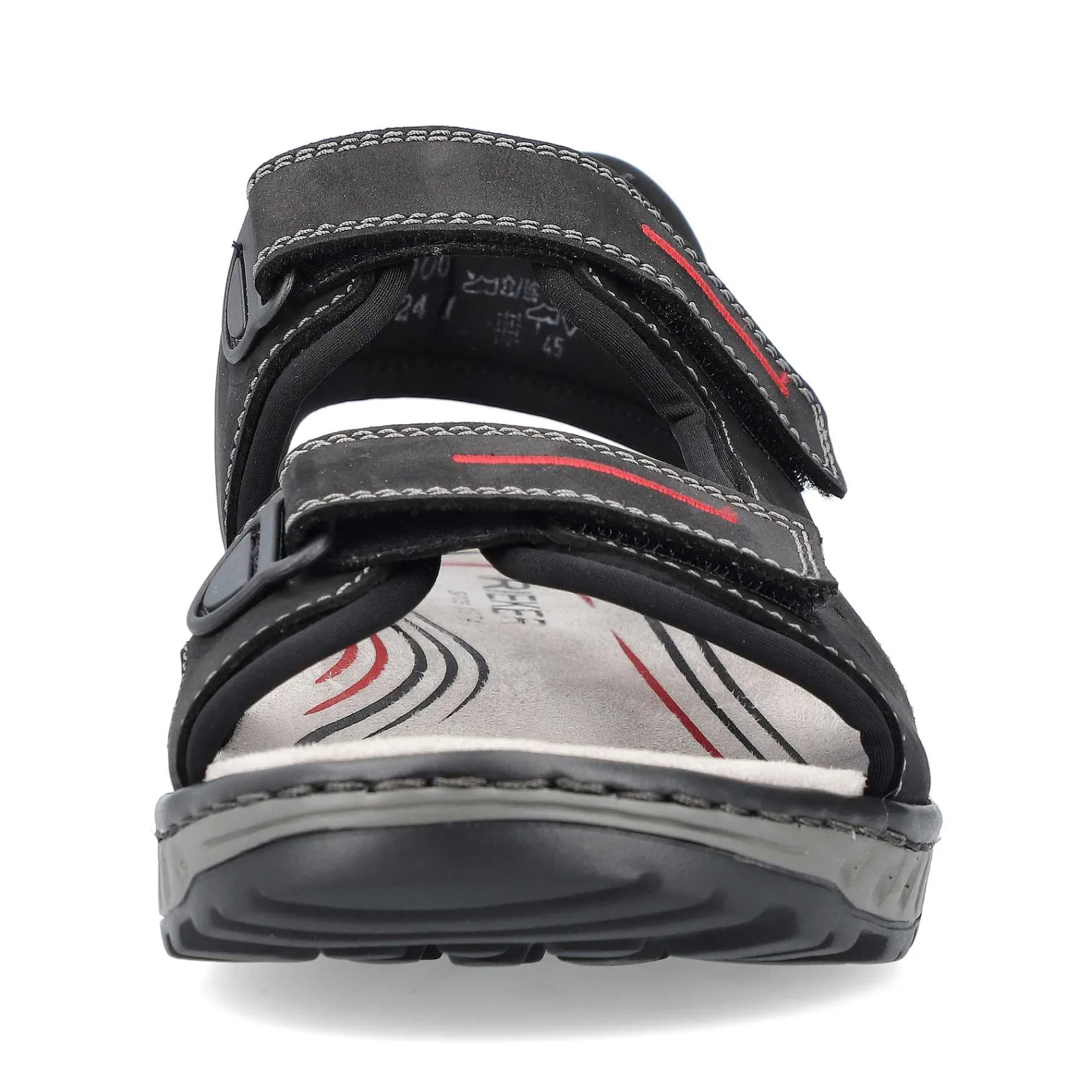 Online Men'S Trekking Sandals Asphalt Black Men'S Sandals