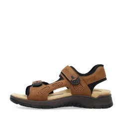 New Men'S Trekking Sandals Wood Brown Men'S Sandals