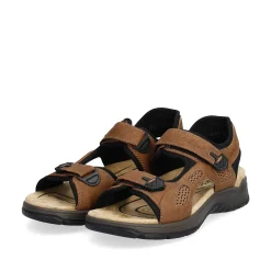 New Men'S Trekking Sandals Wood Brown Men'S Sandals