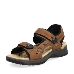 New Men'S Trekking Sandals Wood Brown Men'S Sandals