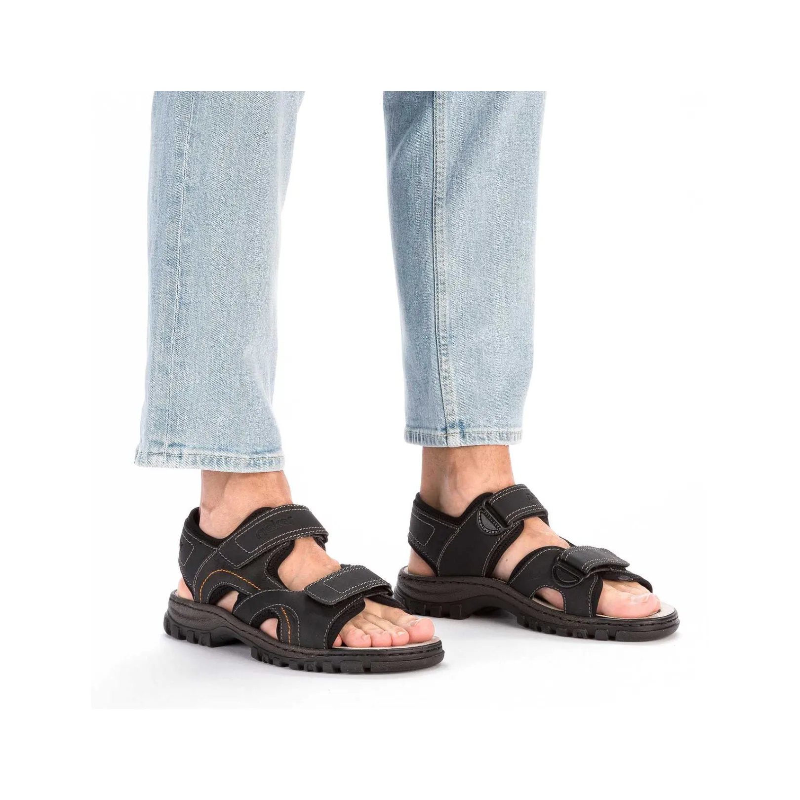 Clearance Men'S Trekking Sandals Midnight Black Men'S Sandals