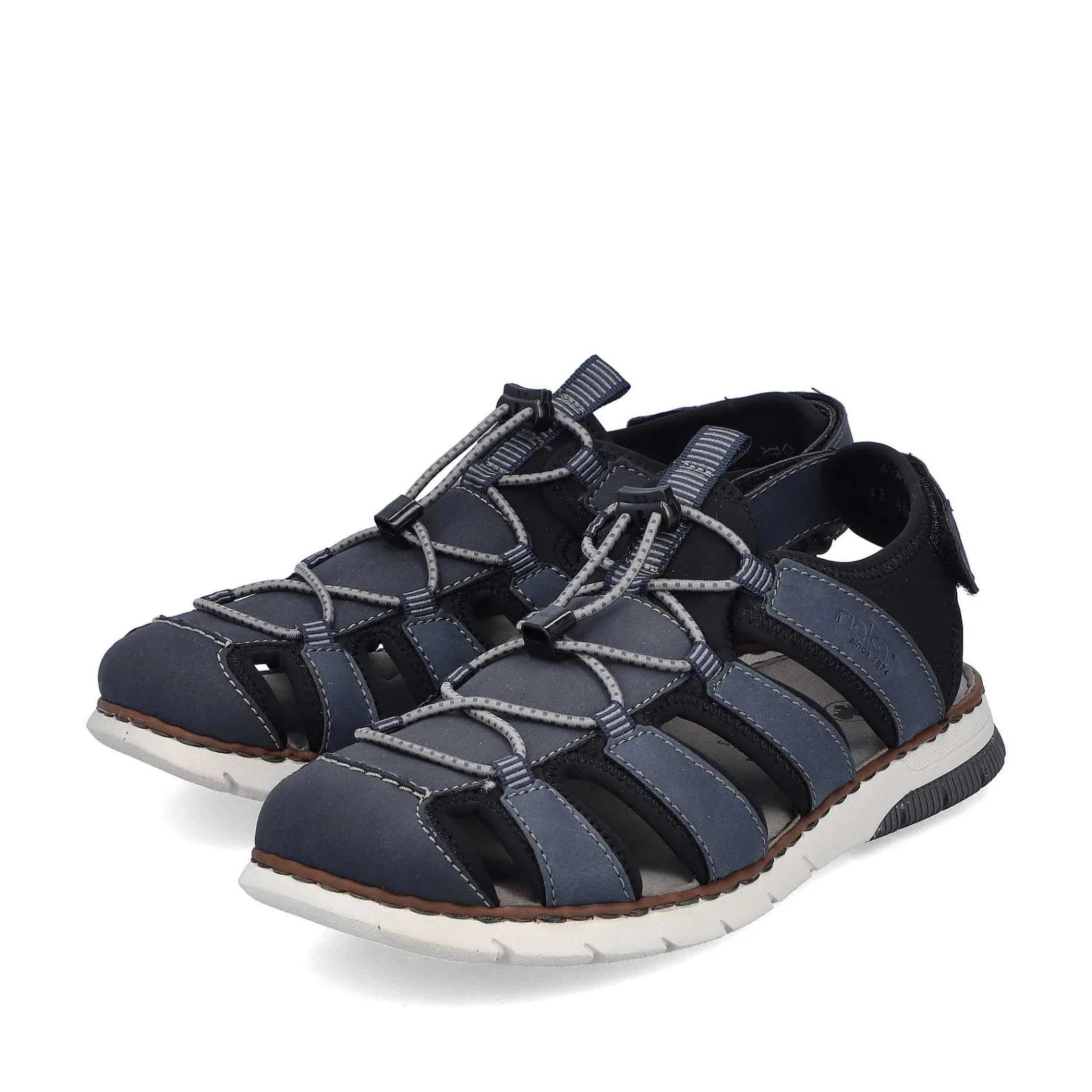 Outlet Men'S Trekking Sandals Steel Blue Men'S Summer Shoes