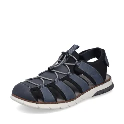 Outlet Men'S Trekking Sandals Steel Blue Men'S Summer Shoes