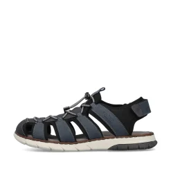 Outlet Men'S Trekking Sandals Steel Blue Men'S Summer Shoes