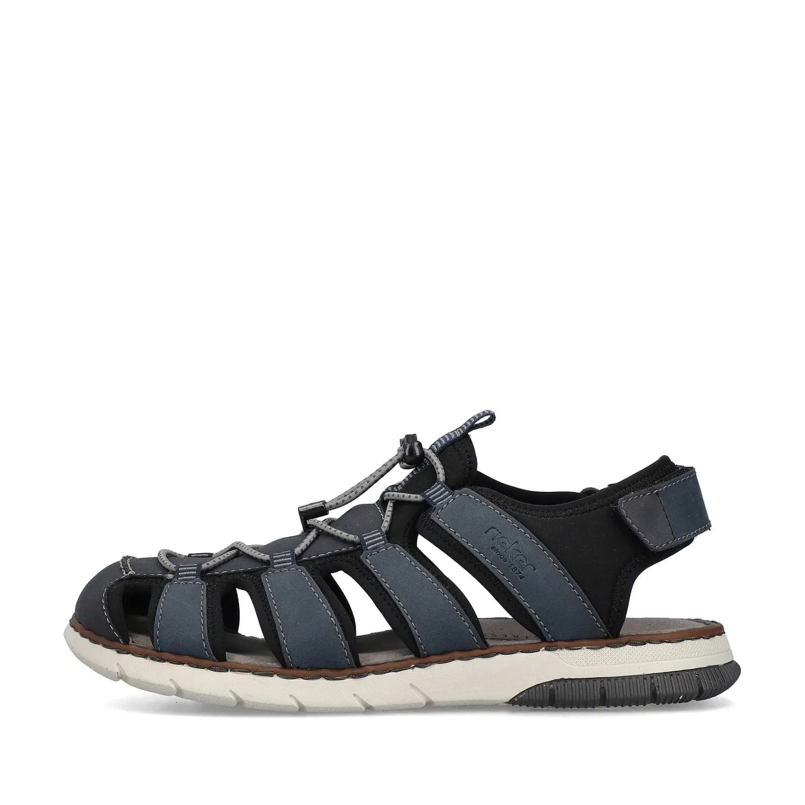 Outlet Men'S Trekking Sandals Steel Blue Men'S Summer Shoes