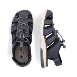 Outlet Men'S Trekking Sandals Steel Blue Men'S Summer Shoes