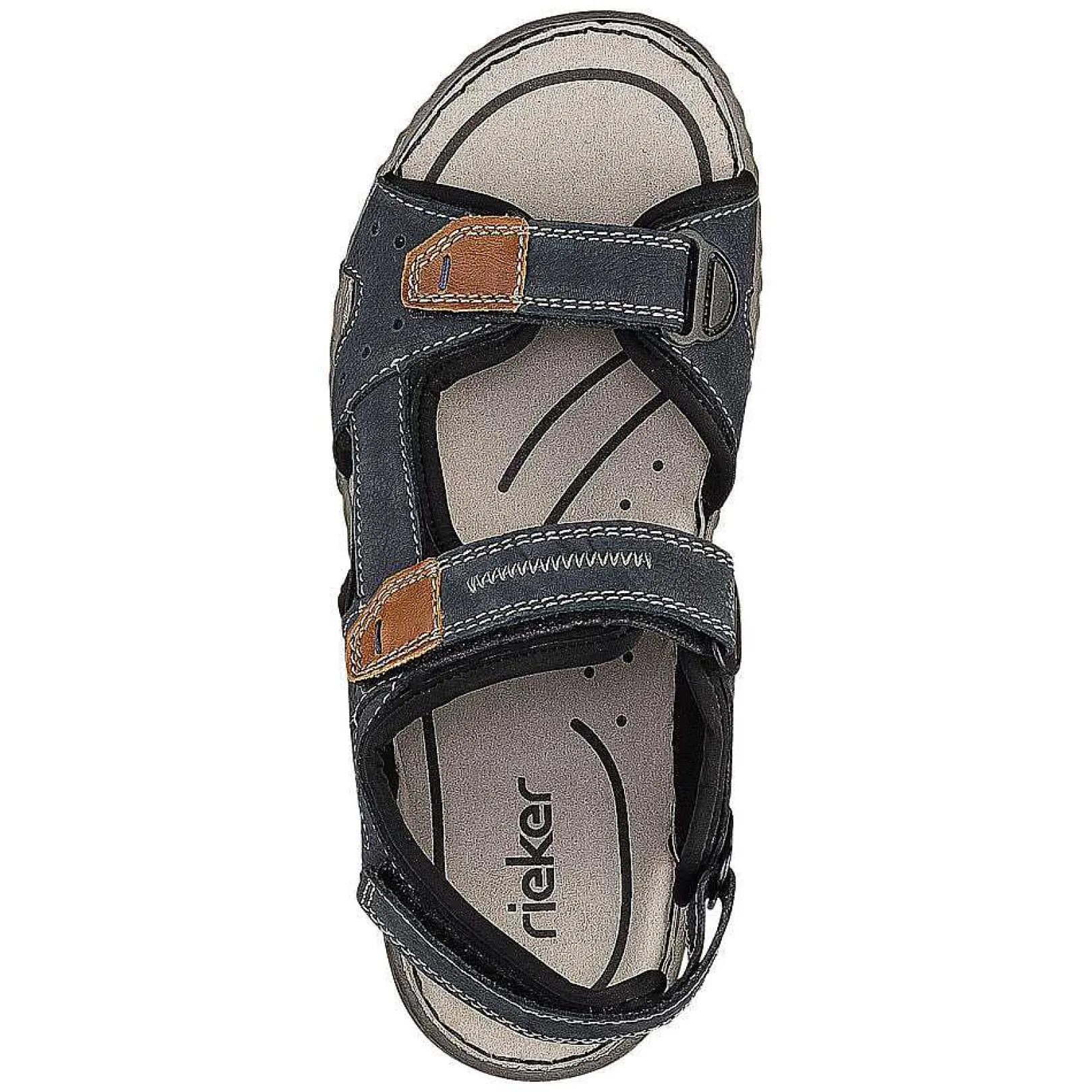 Hot Men'S Trekking Sandals Sea Blue Men'S Summer Shoes