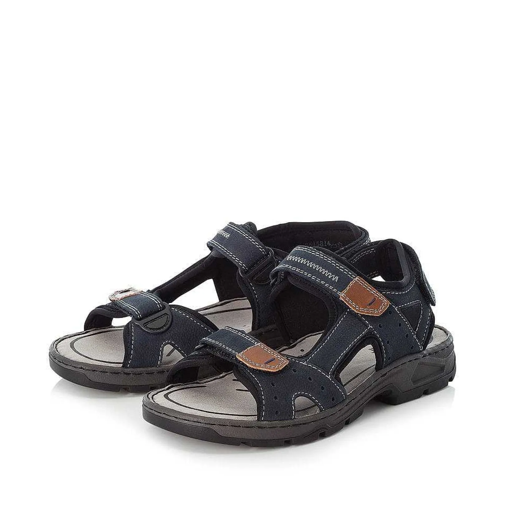 Hot Men'S Trekking Sandals Sea Blue Men'S Summer Shoes