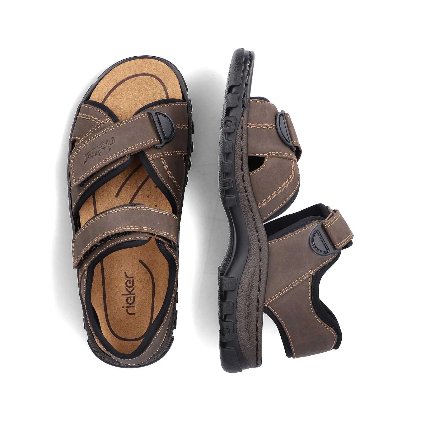 Discount Men'S Trekking Sandals Espresso Brown Men'S Sandals