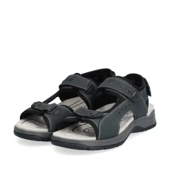 New Men'S Trekking Sandals Blue Gray Men'S Sandals