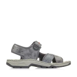Hot Men'S Trekking Sandals Asphalt Gray Men'S Sandals