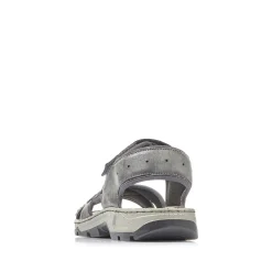 Hot Men'S Trekking Sandals Asphalt Gray Men'S Sandals