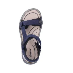 Outlet Men'S Trekking Sandals Navy Blue Men'S Sandals