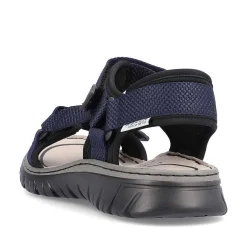 Outlet Men'S Trekking Sandals Navy Blue Men'S Sandals