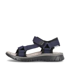 Outlet Men'S Trekking Sandals Navy Blue Men'S Sandals