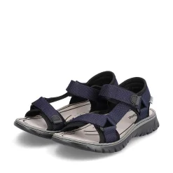 Outlet Men'S Trekking Sandals Navy Blue Men'S Sandals
