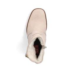 Hot Women'S Ankle Boots Cream Beige Ladies Ankle Boots & Boots