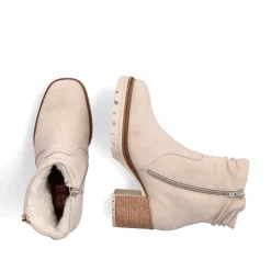 Hot Women'S Ankle Boots Cream Beige Ladies Ankle Boots & Boots