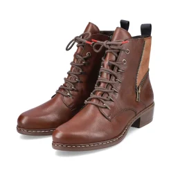 Sale Women'S Ankle Boots Chestnut Brown Ladies Ankle Boots & Boots