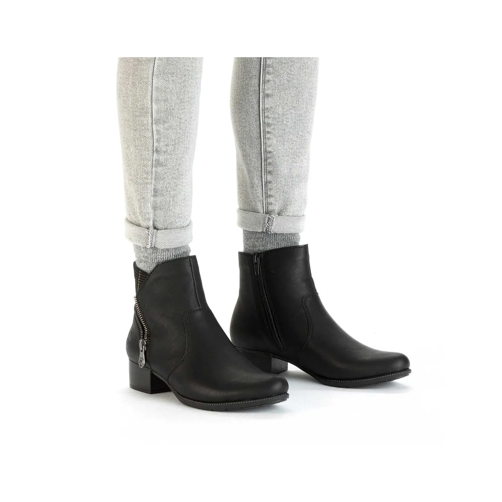 Discount Women'S Ankle Boots Night Black Ladies Ankle Boots & Boots