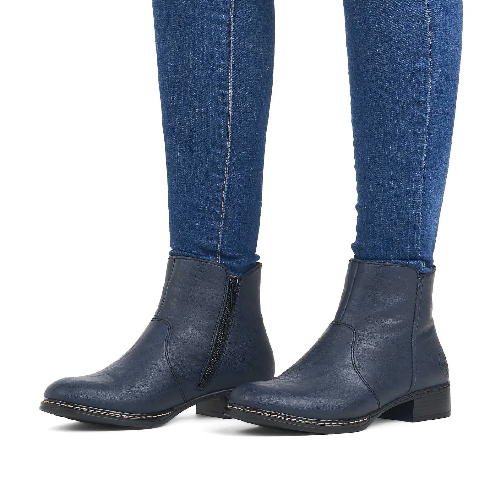 Clearance Women'S Ankle Boots Azure Blue Ladies Ankle Boots & Boots