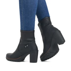 Online Women'S Ankle Boots Jet Black Ladies Ankle Boots & Boots