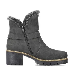 Women'S Ankle Boots Granite Gray Ladies Ankle Boots & Boots
