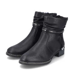 Discount Women'S Ankle Boots Night Black Ladies Ankle Boots & Boots
