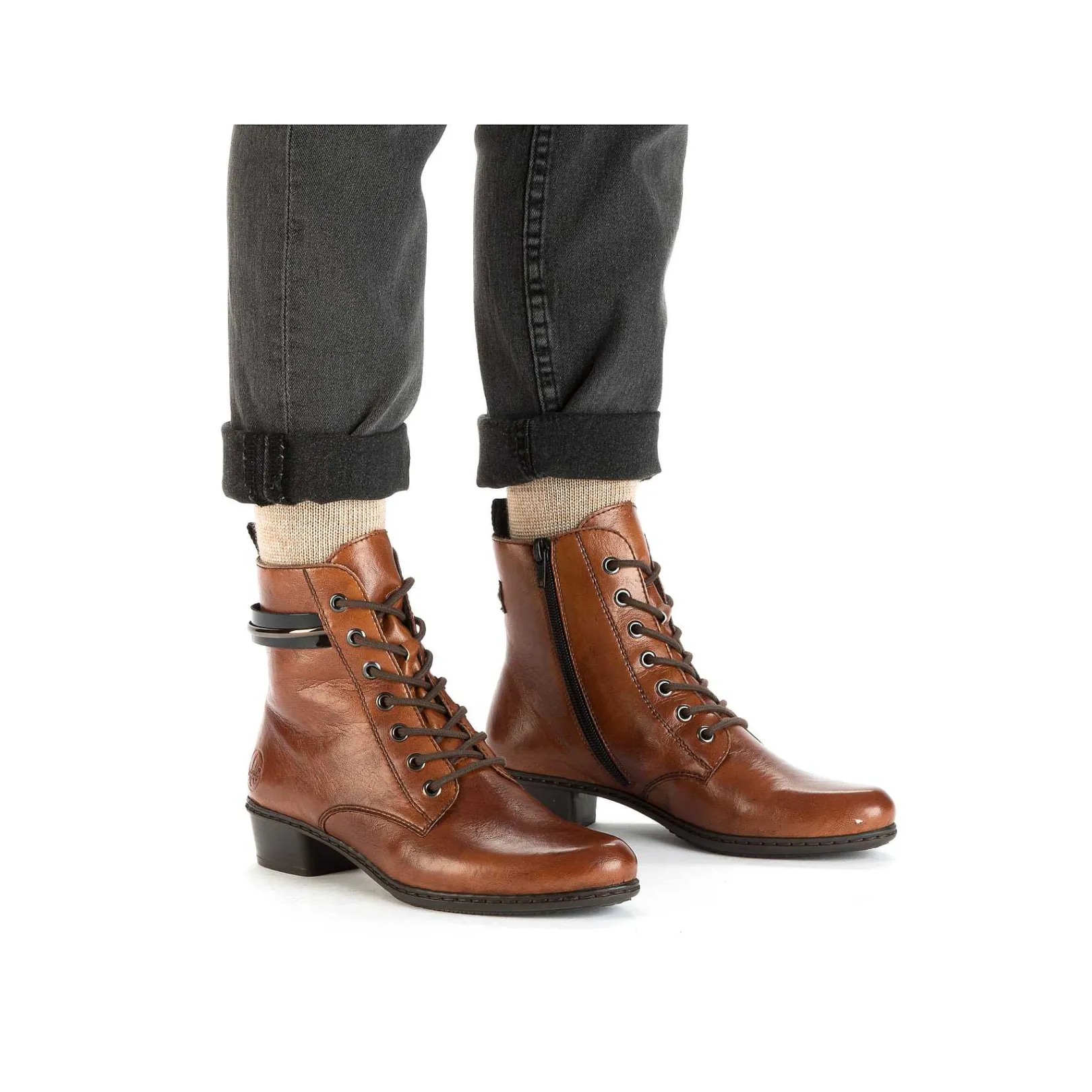 Hot Women'S Ankle Boots Copper Brown Ladies Ankle Boots & Boots