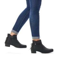 Hot Women'S Ankle Boots Jet Black Ladies Ankle Boots & Boots
