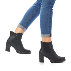 Sale Women'S Ankle Boots Jet Black Ladies Ankle Boots & Boots