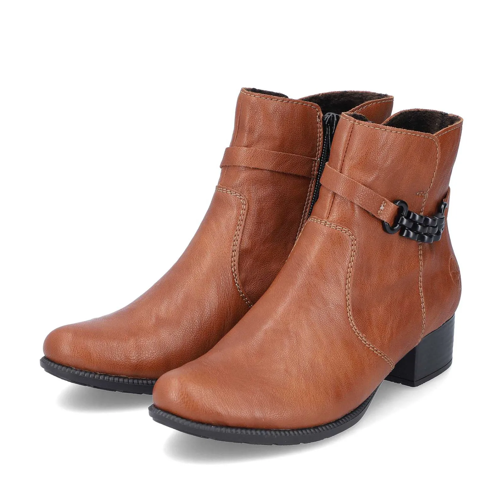 Clearance Women'S Ankle Boots Fox Brown Ladies Ankle Boots & Boots