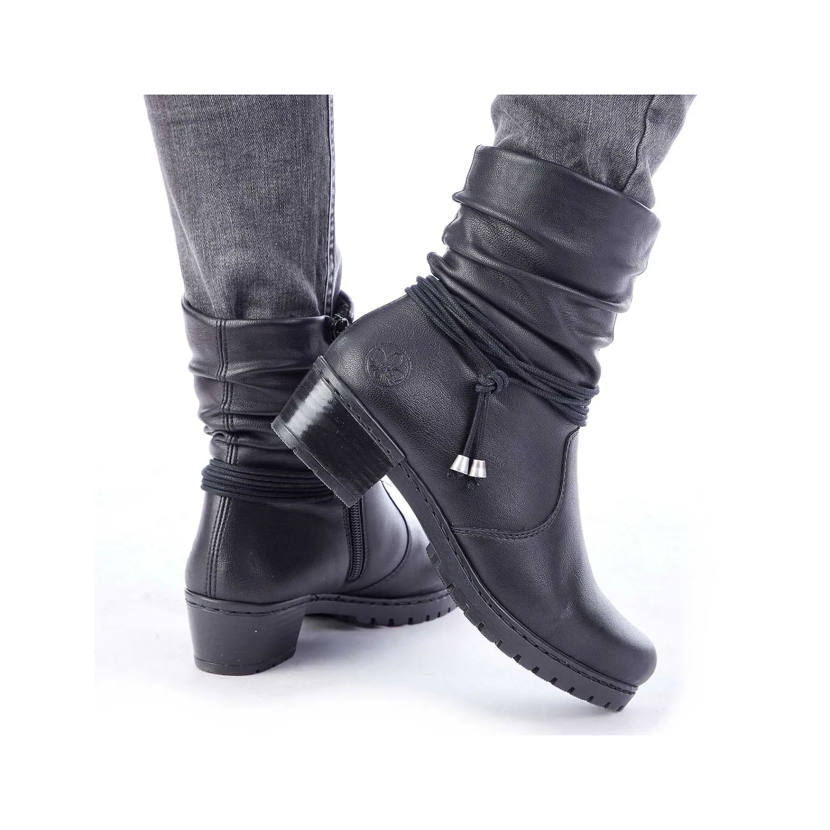 Discount Women'S Ankle Boots Jet Black Ladies Ankle Boots & Boots